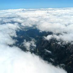 Flugwegposition um 11:00:08: Aufgenommen in der Nähe von Gemeinde Vordernberg, 8794, Österreich in 3441 Meter
